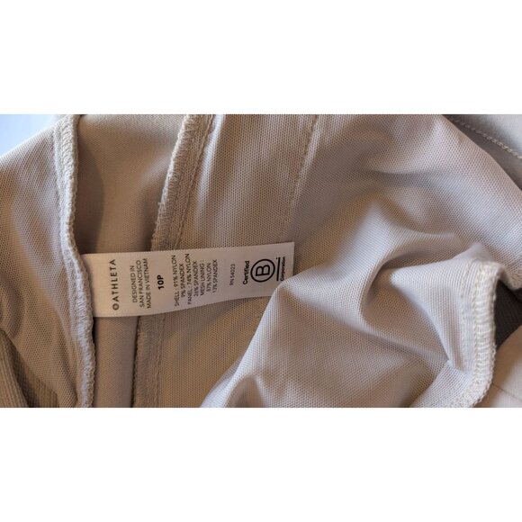 Athleta Headlands Hybrid Trek Jogger Pants Size 10P Beige - Picture 8 of 16